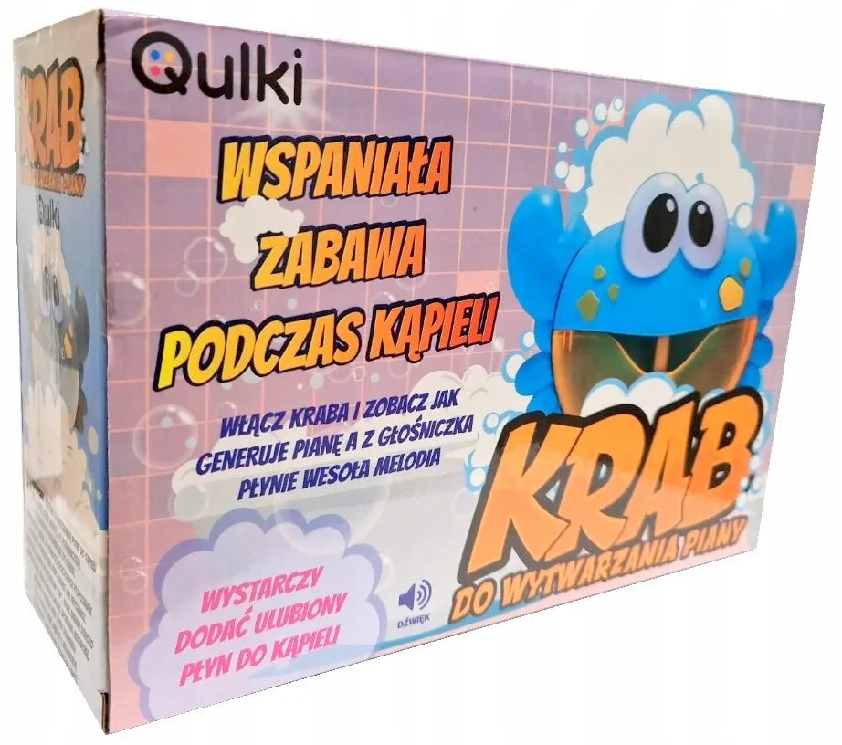 Vonelių burbulų gaminimo aparatas krabas žaislas vaikams
