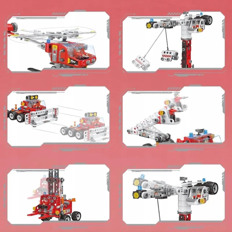 WOOPIE statybų rinkinys Creator City Fire Brigade